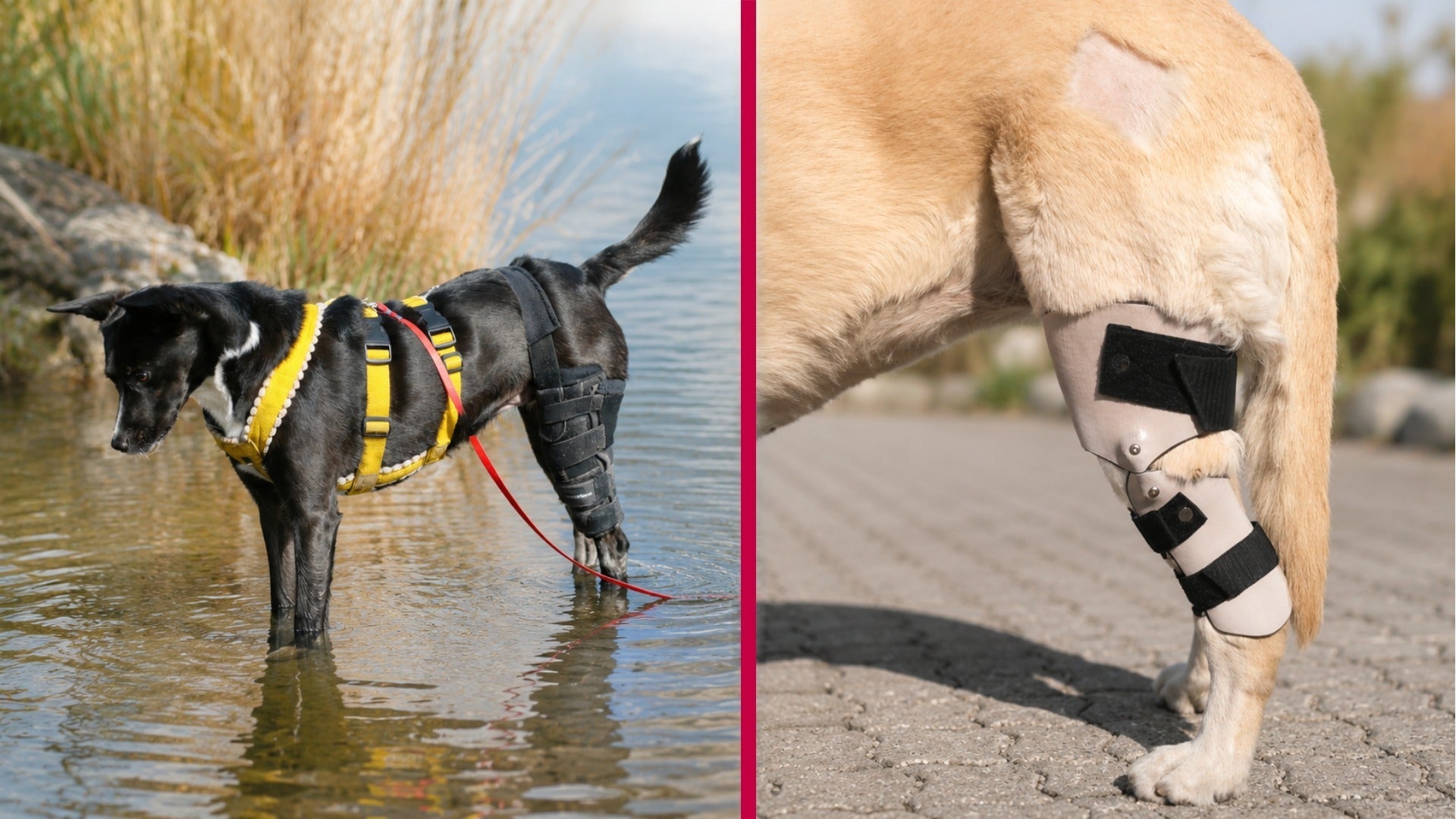 Knieorthese oder Kniebandage für Hunde? Unser Vergleich, welches Hilfsmttel bei welcher Diagnose.
