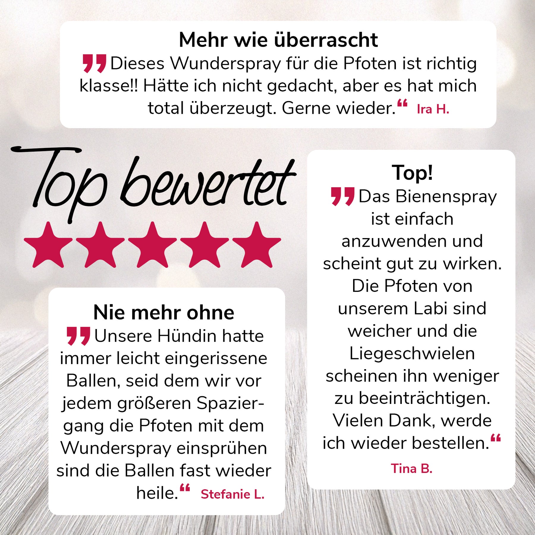 Bienenwunderspray Kundenbewertungen