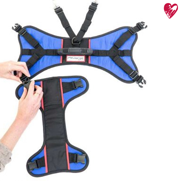 Brustgeschirr mit Tragehilfe (auch für Einsatz im Rolli)