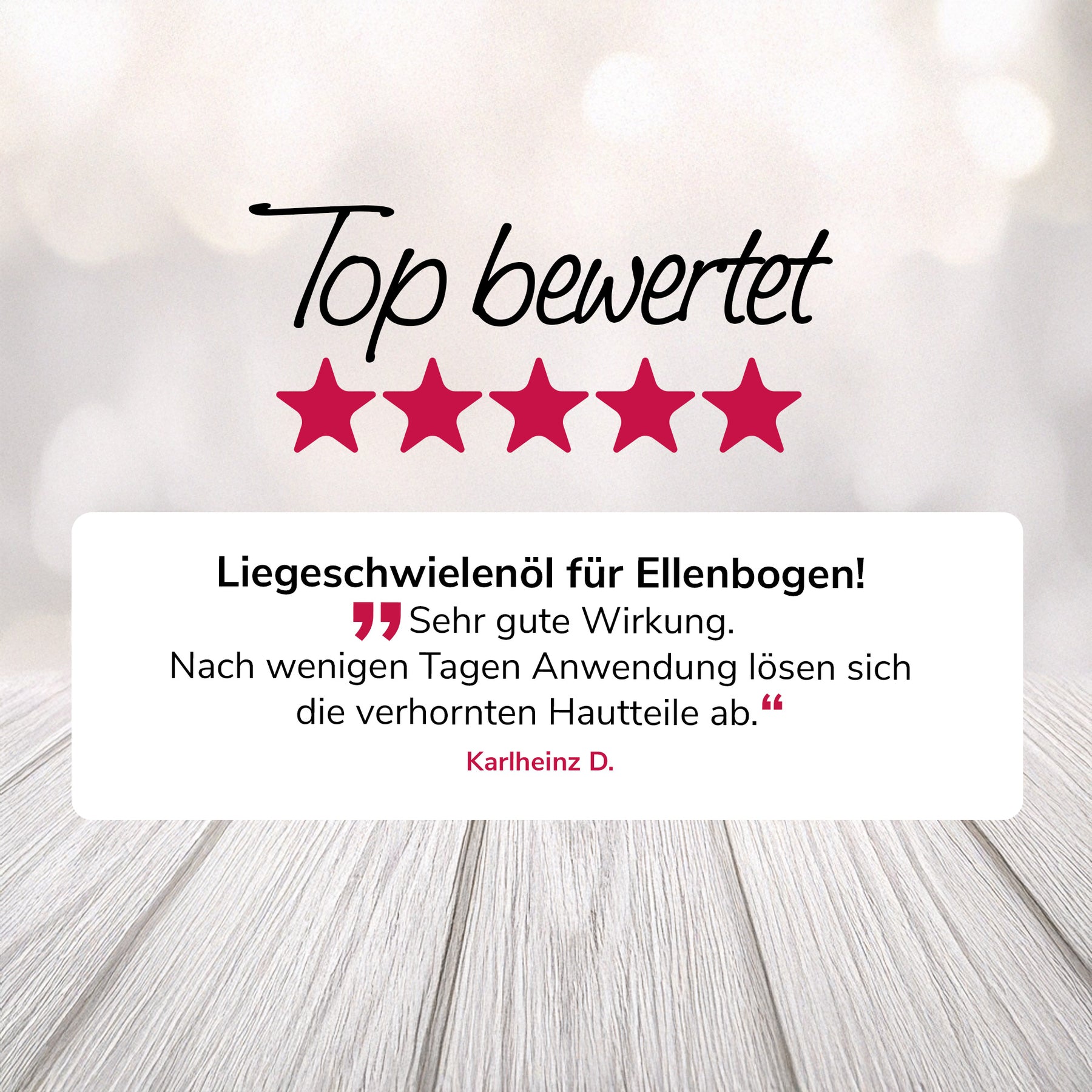 Schwielenwunderöl Bewertung