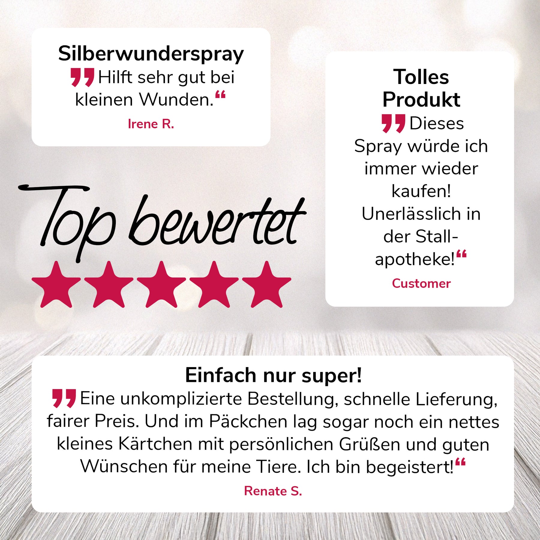 Silberwunderspray Anwendungsbeispiel Bewertung