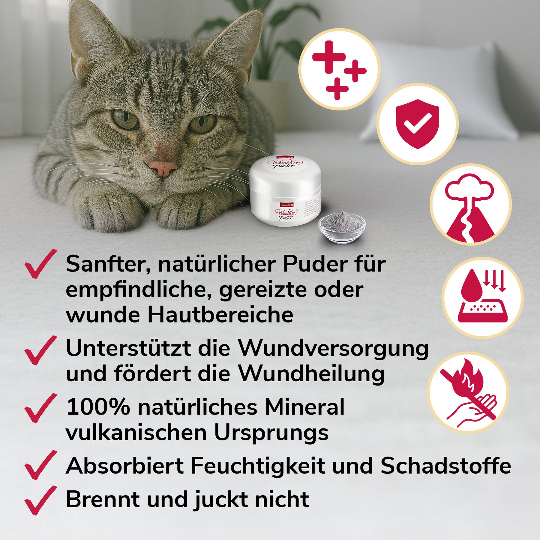 Wunderpuder Anwendung