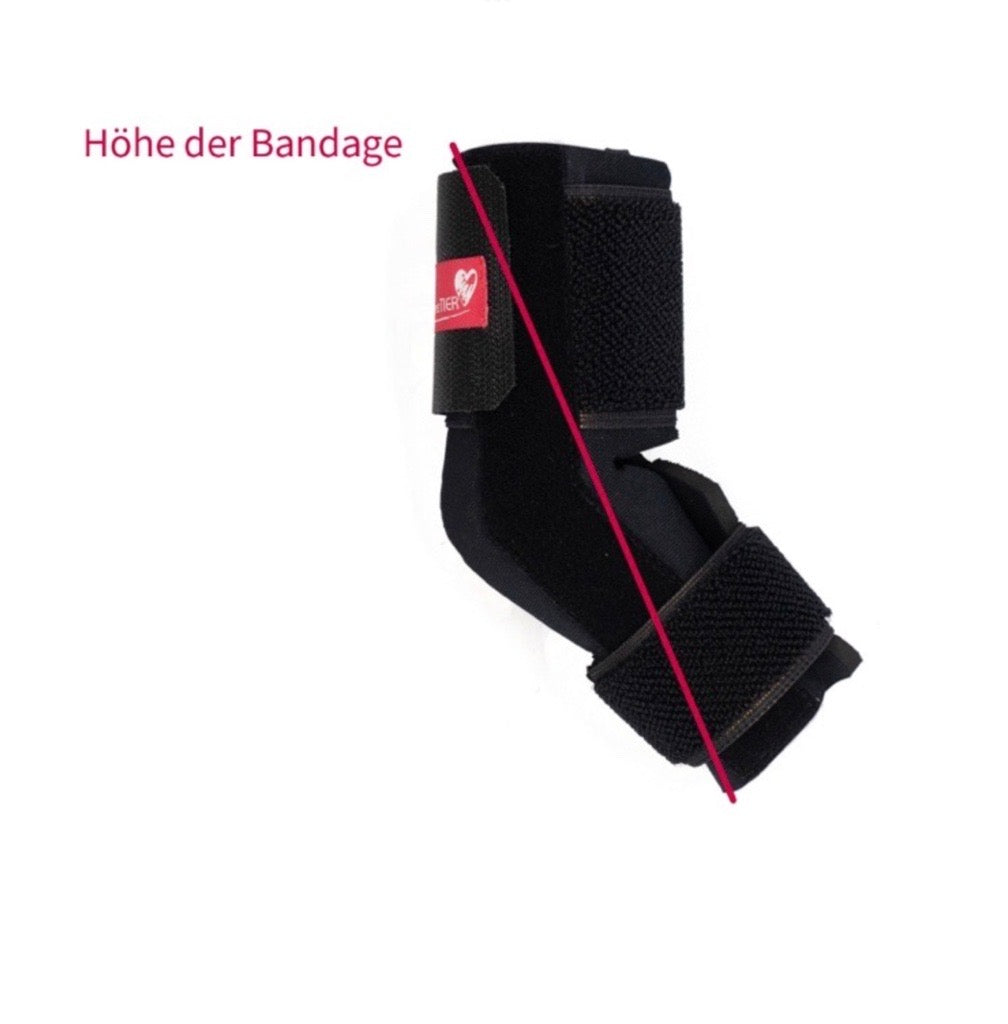 Sprunggelenkbandage Neopren 135° bei Hyperflexion, -extension, Arthrose