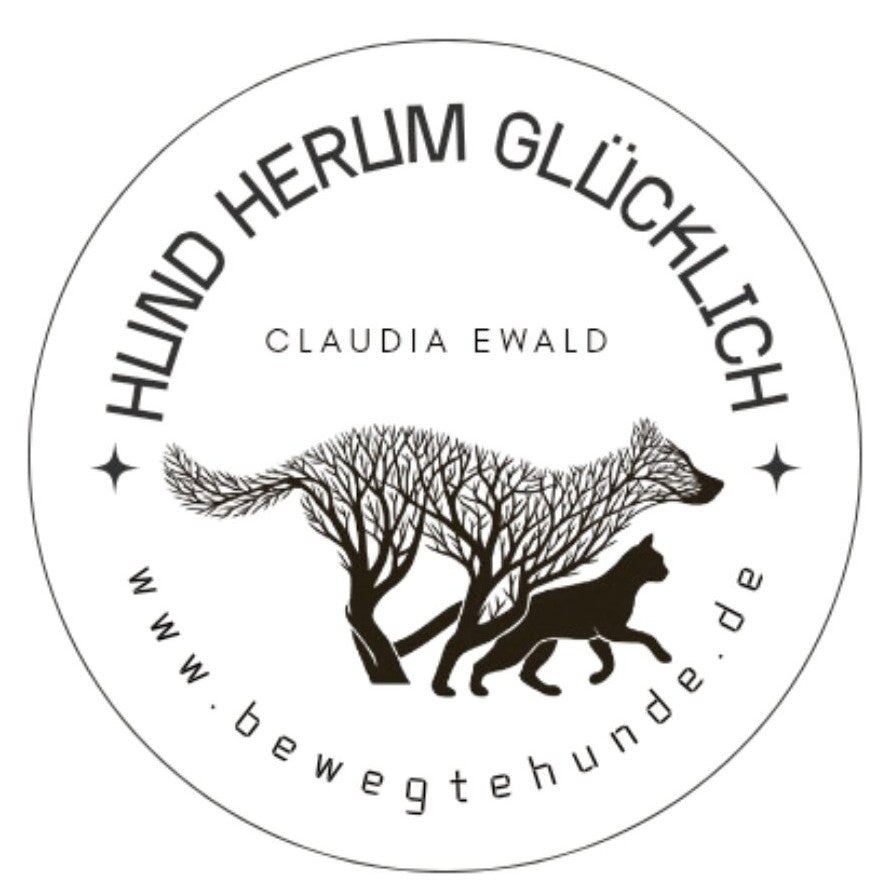 Hund Herum Glücklich Logo bewebtehund