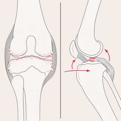 Hund Arthrose und Bandinstabilität