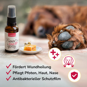 Bienenwunderspray für Pfote, Haut & Nase