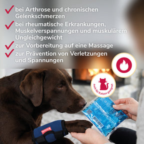 Kühl- und Wärmebandage bei Verletzung, Entzündung, Schwellung