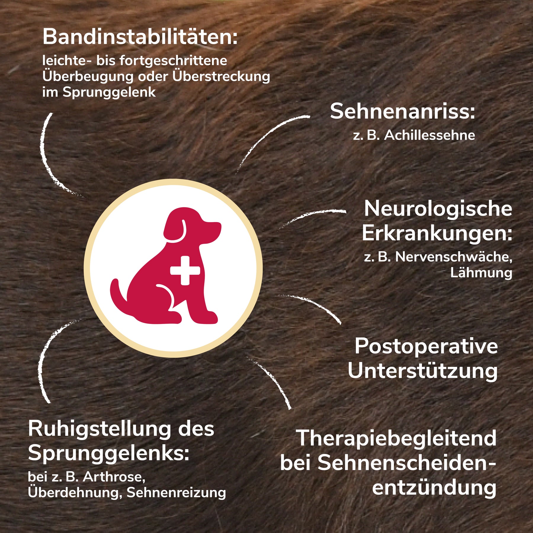 Sprunggelenksbandage Schaumstoff Anwendungsfälle