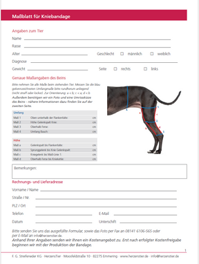 Kniebandage nach Maß bei Kreuzbandriss, -anriss, Arthrose, Patella Luxation
