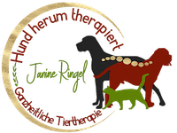 Logo Hund herum therapiert
